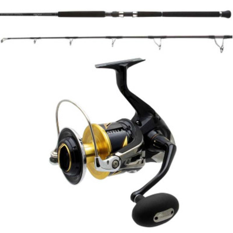 Shimano Ocea Plugger OPBGS70XXXH / Stella STLSW18000HGC Bluefin Tuna Big Game Combo
