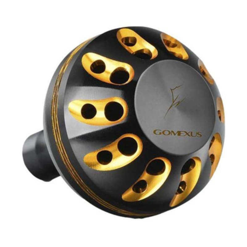 Gomexus Aluminum Power Knob - A38 38mm - Black & Gold