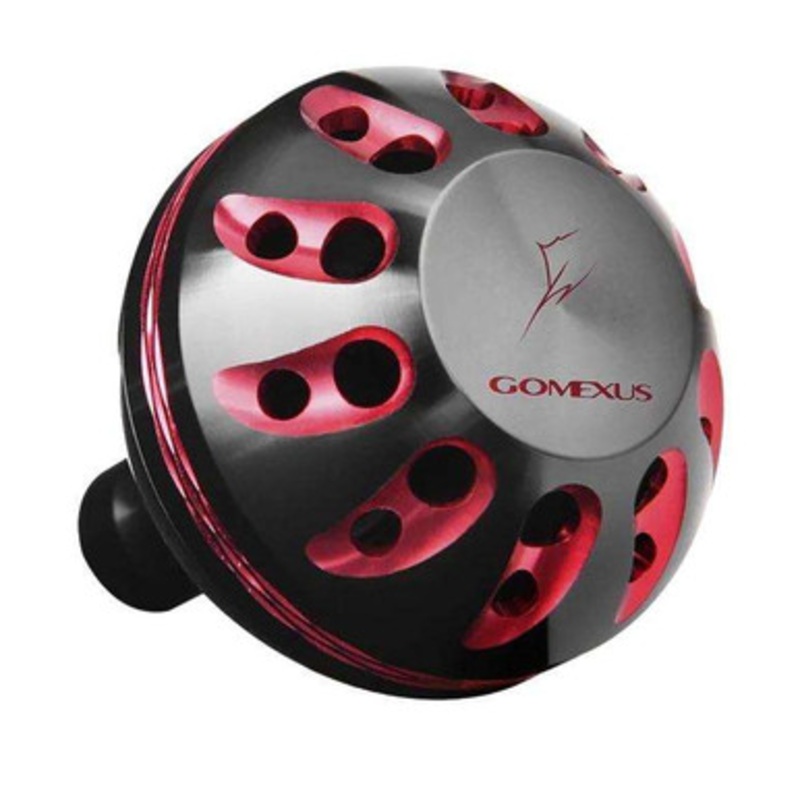Gomexus Aluminum Power Knob - A38 38mm - Black & Red