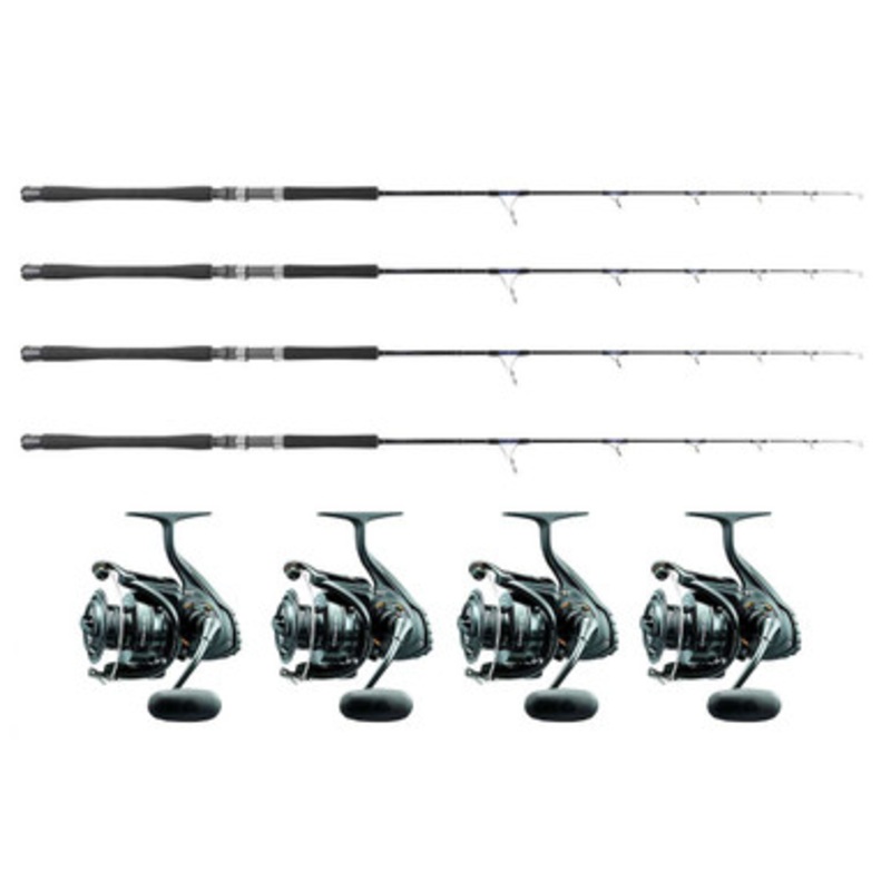 Daiwa Eliminator 8000 / TackleDirect TDSSJ561H Spinning Combo Package