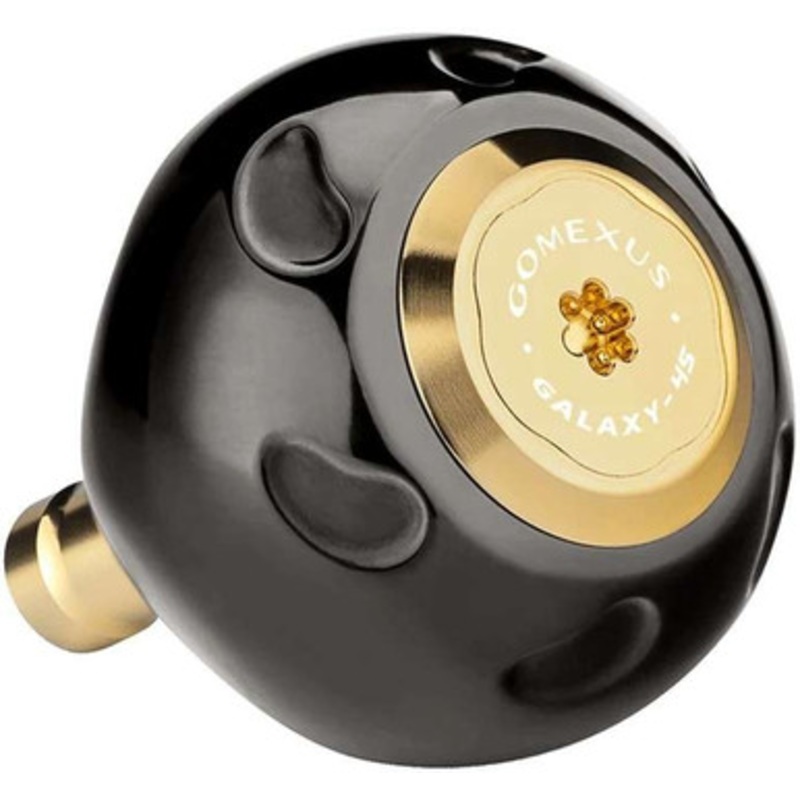Gomexus Titanium Reel Power Knob TB45 - 45mm - Black/Gold