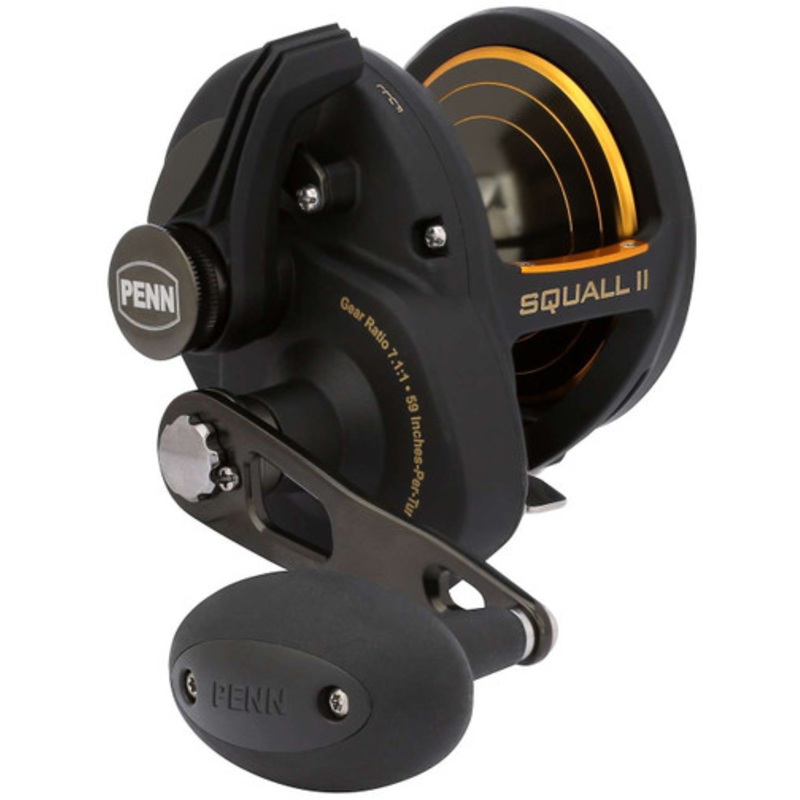 Penn SQLII40NLDHS Squall II Lever Drag Conventional Reel