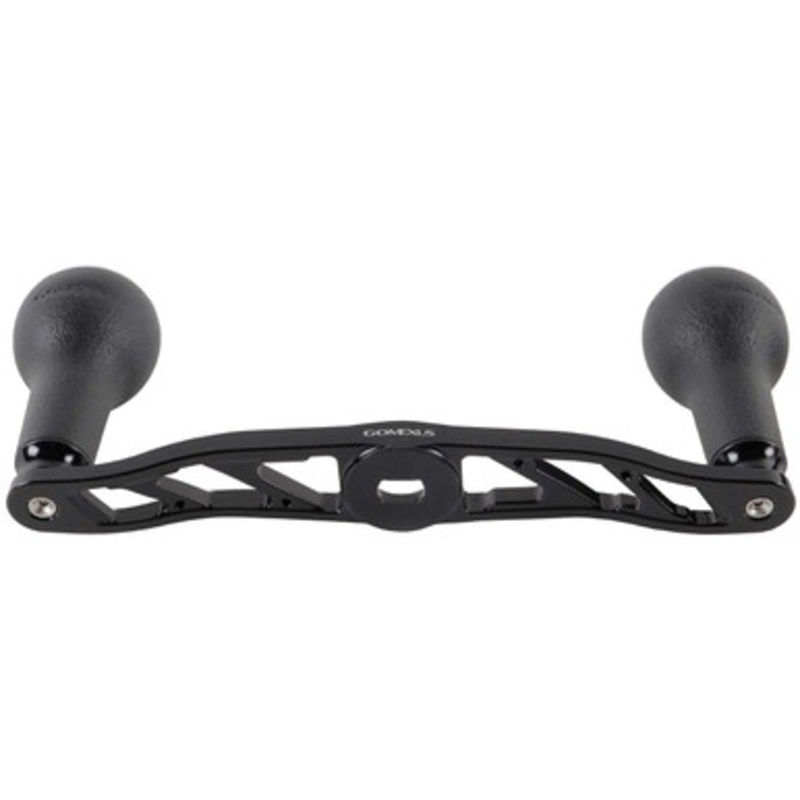 Gomexus Aluminum Baitcast Reel Handle with 27mm TPE Knob - 120mm (For 8x5mm) - Black