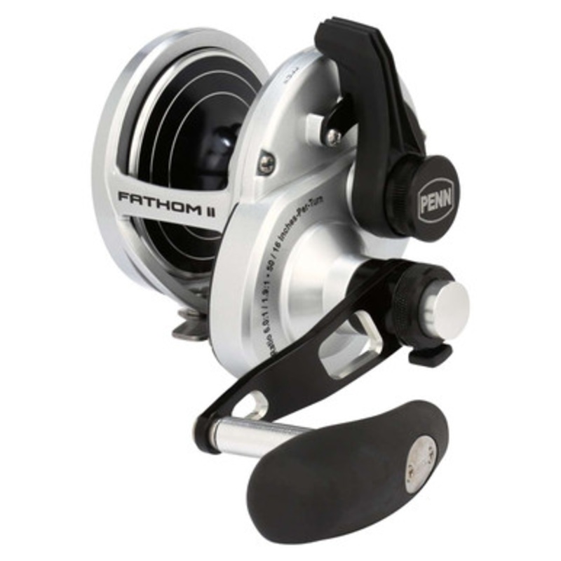 Penn FTHII40NLD2LH Fathom II Lever Drag Conventional Reel
