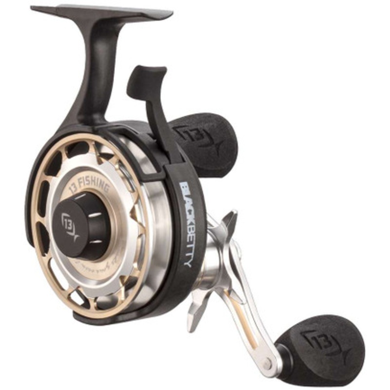 13 Fishing BBCFFW2.5-LH Black Betty FreeFall Carbon Ice Reel
