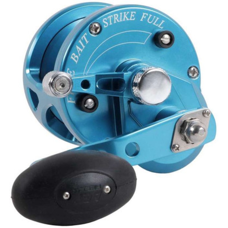 Avet JX 6.0 G2 MC Single Speed Reel - Blue (No Glide Plate)