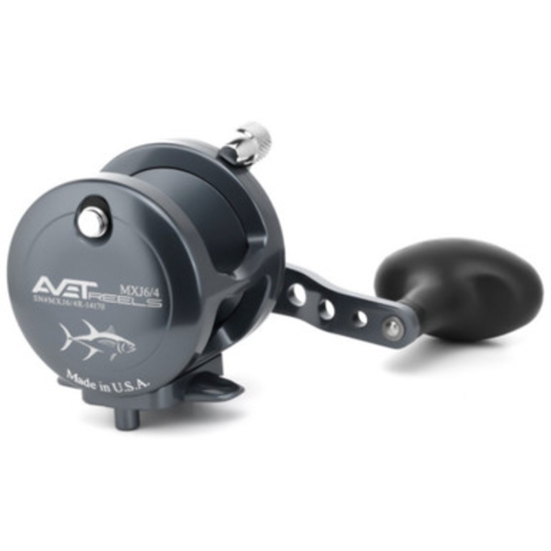 Avet MXJ 6/4 2-Speed Lever Drag Conventional Reel - Gunmetal