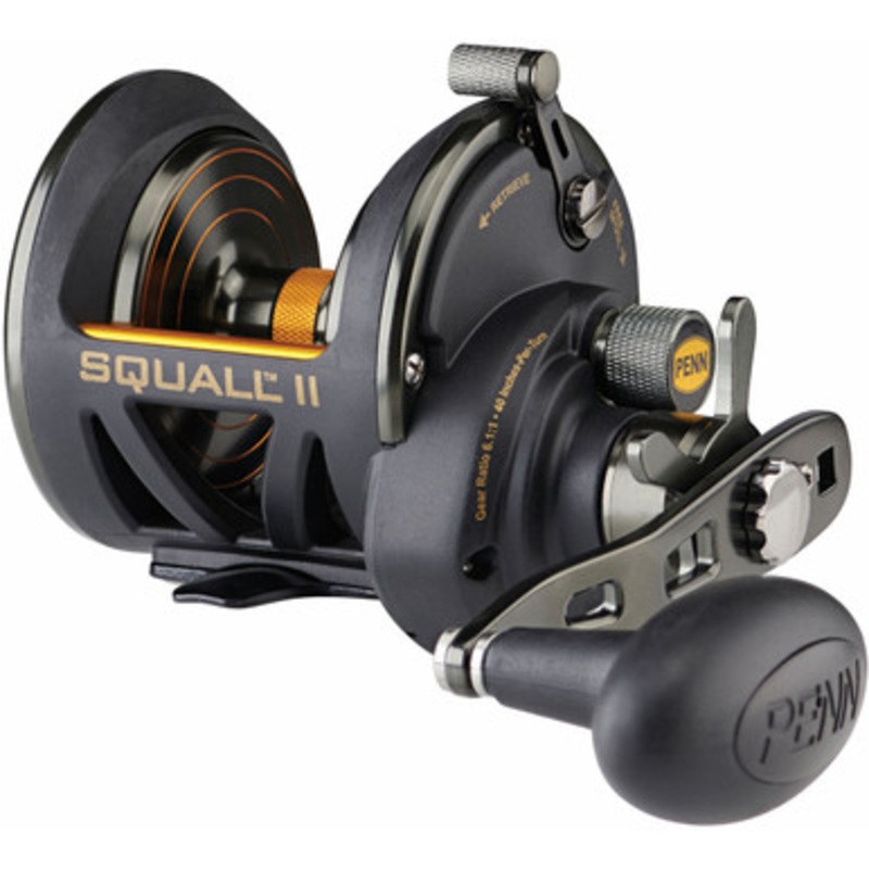 Penn SQLII25NSDLH Squall II Star Drag Conventional Reel