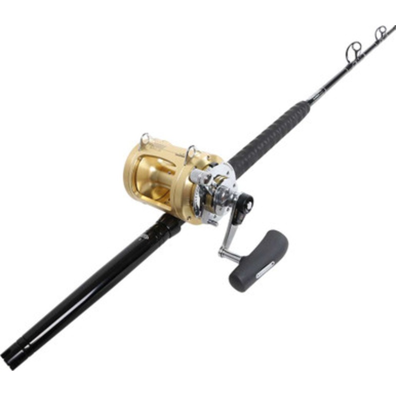 Shimano Tiagra 50WLRSA / TackleDirect Platinum Hook TDPS645080WTSIN Standup Combo