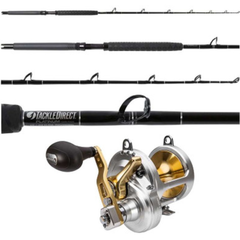 Shimano Talica TAC25II / TackleDirect Platinum Hook TDPS603050SIN Standup Combo
